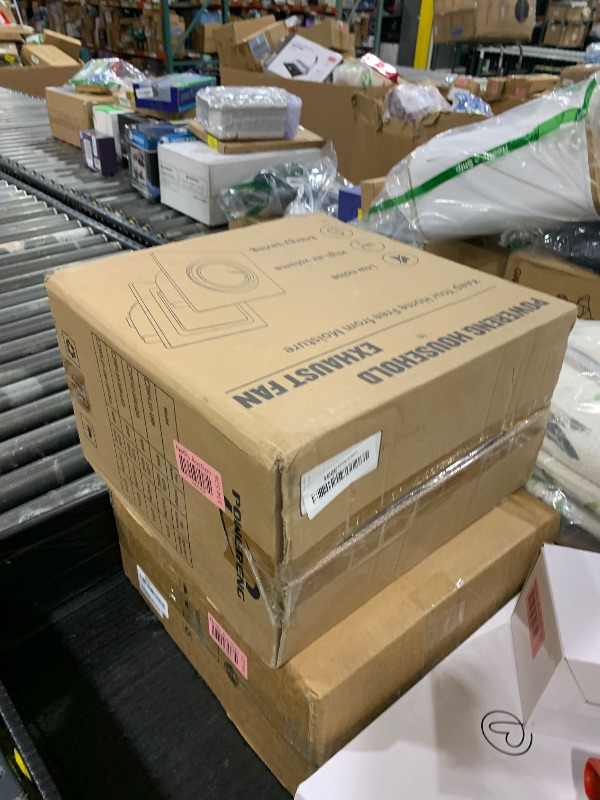 Photo 1 of PARTS ONLY --------------------------------------------------------------------------------POWERENG Bathroom Fan Ceiling Mount Exhaust Ventilation,141 CFM 0.7 Sones,4 Inches Duct,White,Very Quiet Ventilation and Exhaust Fan