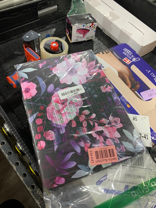 Photo 1 of CISSOOK Compatible with MacBook Air 13 inch Case M1 2021 2020-2018 Release Model A2337 A2179 A1932, Flower Plastic Hard Shell Case Black Cover for MacBook Air 13 inch with Touch ID- Pink Flowers