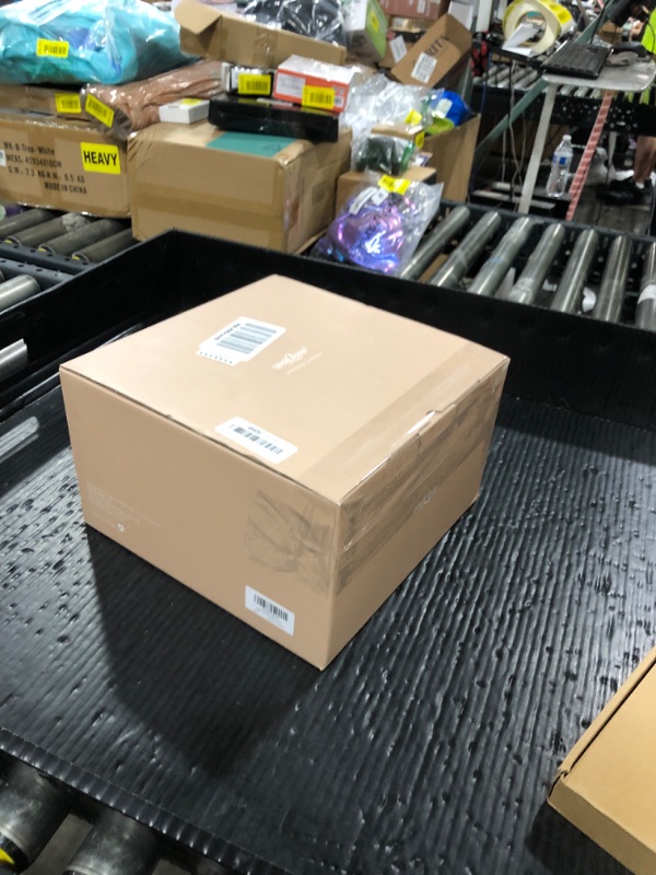 Photo 1 of UNIQOOO Clear Acrylic Card Box w/Slot, Thick DIY Wedding Box Blank White Print, Large 10x10x5.5 in, for Reception Decoration Fundraiser Money Box Election Ballot Graduation Keepsake Party Favor