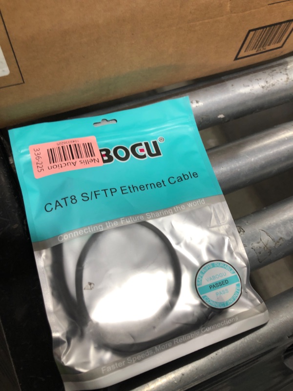 Photo 1 of Cat 8 Ethernet Cable, 1.5Ft 3Ft 6Ft 10Ft 15Ft 20Ft 30Ft 40Ft 50Ft 60Ft 100Ft Heavy Duty High Speed Internet Network Cable, Professional LAN Cable Shielded in Wall, Indoor&Outdoor
