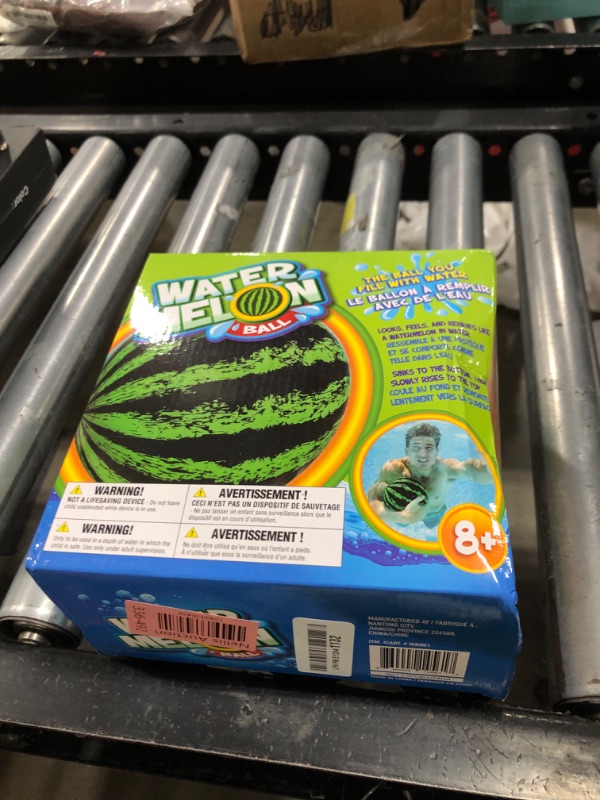 Photo 1 of Watermelon Ball The Original Pool Toys for Kids Ages 8-12 - 9 Inch Pool Ball for Teens, Adults, Family - Pool Games, Pool Toys, Fun Swimming Pool Games, Water Football, Tag, Diving and Beach Ball Play