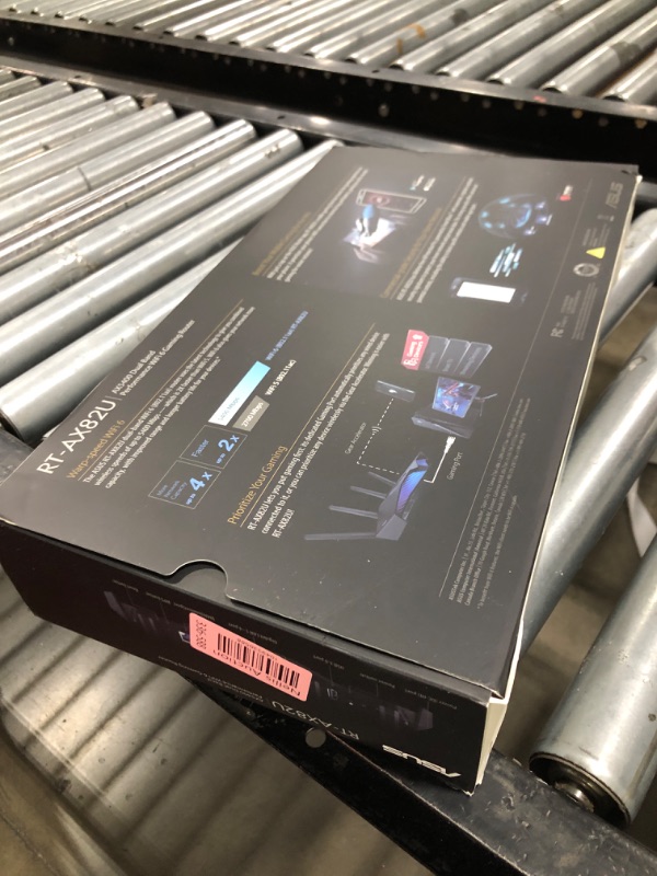 Photo 1 of ASUS RT-AX82U (AX5400) Dual Band WiFi 6 Extendable Gaming Router, Gaming Port, Mobile Game Mode, Aura RGB, Included AiProtection Pro Security, Instant Guard, VPN, AiMesh Compatible