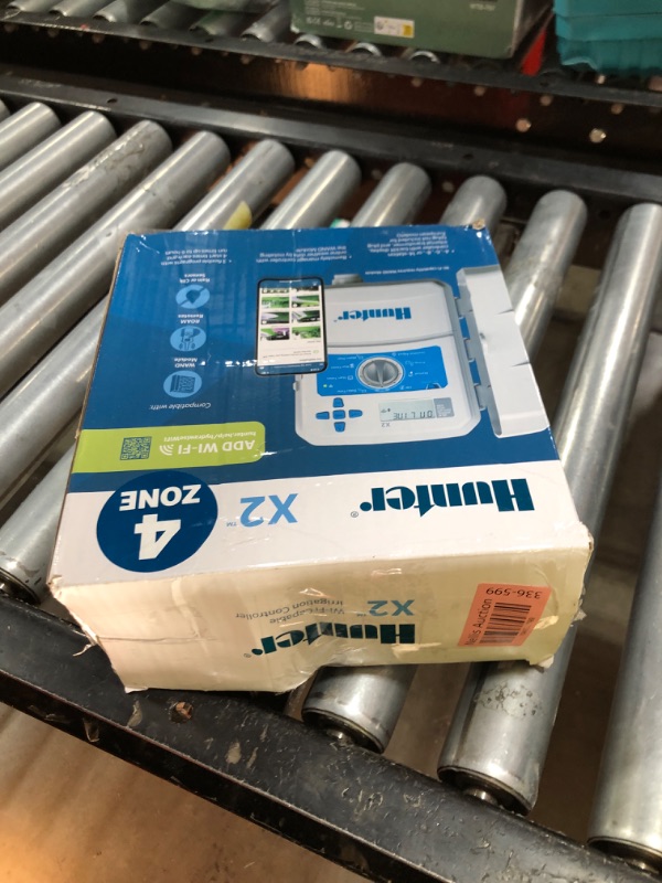 Photo 1 of PARTS ONLY ----------------------------------------------------------------------Hunter X2 4 Zone Sprinkler Controller, Outdoor Irrigation Timer for Lawn and Garden, Smart Watering with Weather-Based Scheduling and Cycle and Soak, Smart Controller Ready w