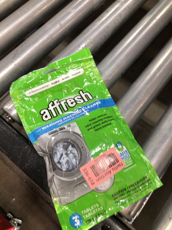 Photo 1 of Affresh Washing Machine Cleaner, Cleans Front Load and Top Load Washers, Including HE, 3 Tablets