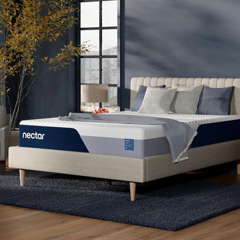 Photo 1 of Nectar Classic 12” King Mattress - Medium Firm - Contouring Memory Foam - Cooling Top Layer - Support & Pressure-Relie