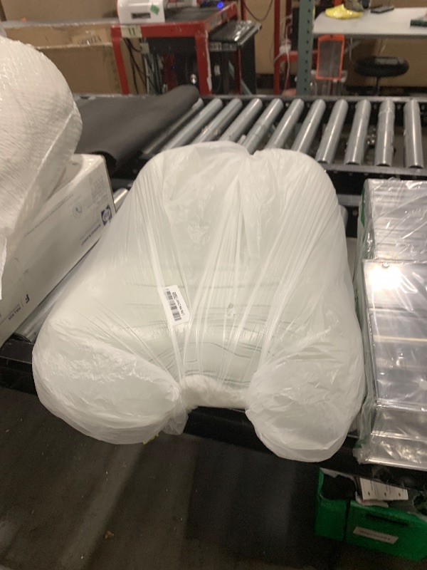 Photo 1 of C CUSHION LAB Deep Sleep Pillow, Patented Ergonomic Contour Design for Side & Back Sleepers, Orthopedic Cervical Shape Gently Cradles Head & Provides Neck Support & Shoulder Pain Relief - Calm Grey