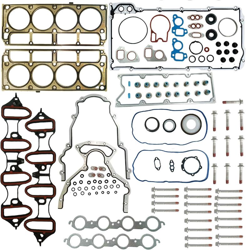 Photo 1 of 5.3L Cylinder Head Gasket Set Kit, Bolts ES72220 Intake Exhaust Manifold Oil Pan Gasket for Chevy 2007-2013 Silverado Avalanche Suburban for GMC Sierra Envoy Yukon for Buick 5.3L Engines
Brand: Oddomafa