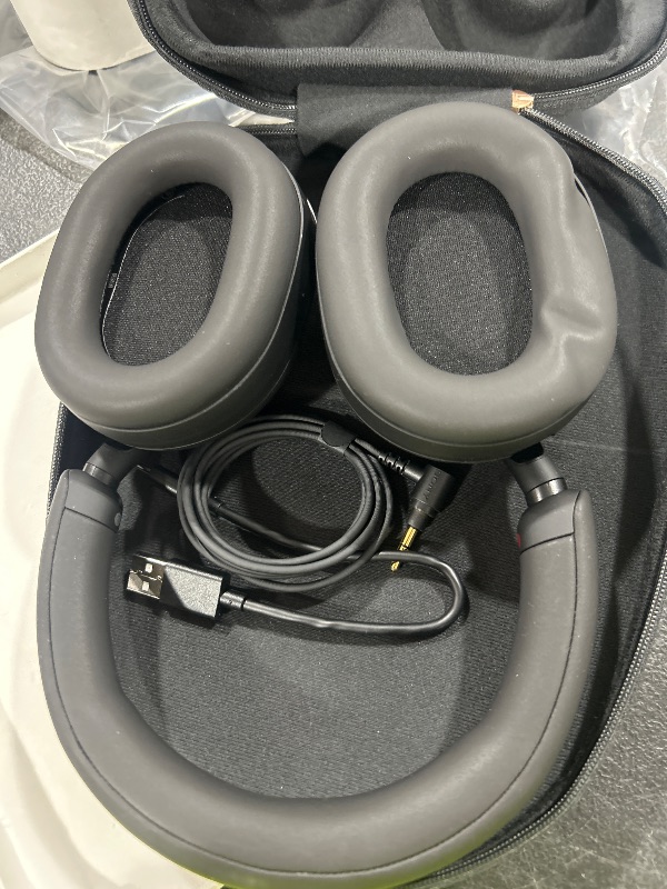 Photo 1 of Sony WH-1000XM5 Premium Noise Canceling Headphones, Auto NC Optimizer, 30-Hour Battery, Alexa Voice Control, Black