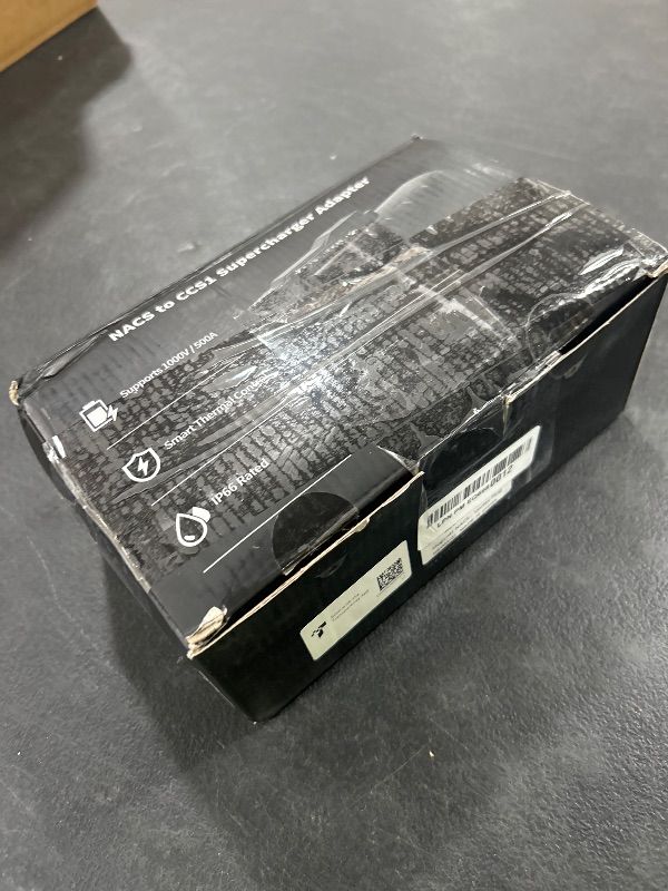 Photo 1 of Hugener 2025 NACS to CCS1 EV Charging Adapter for Tesla Supercharger V3/ V4, Max 500A 1000V DC Fast Charging with UL Safety Certified Overheat Protect, Fits Rivian, Ford, GM CCS1 EVs with Vortex Plug