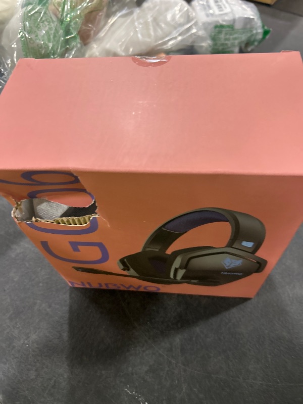 Photo 1 of NUBWO G06 Dual Wireless Gaming Headset with Microphone for PS5, PS4, PC - 23ms Low Latency Audio - 100-Hour of Playtime - 50mm Drivers (Black-Blue)