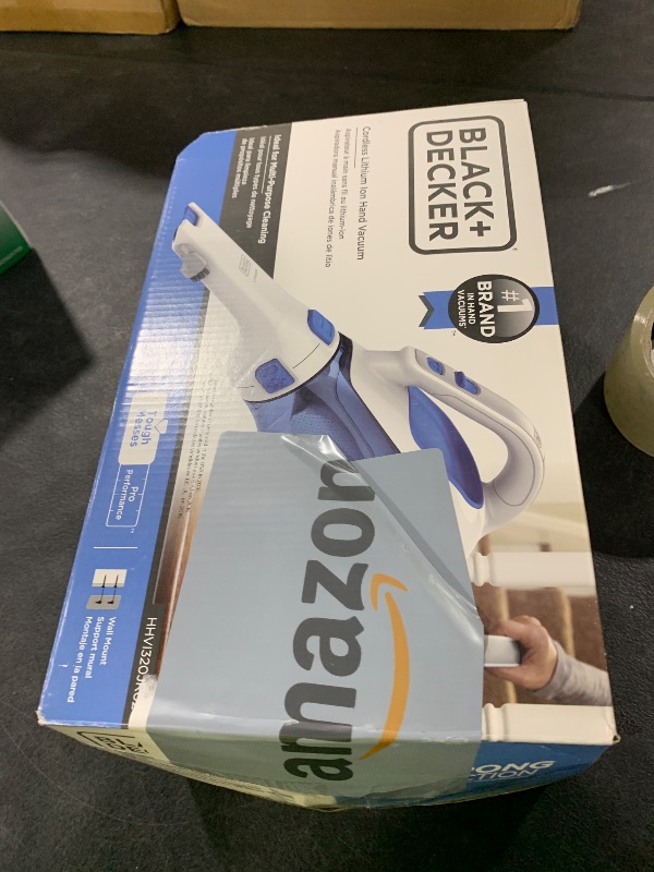 Photo 1 of BLACK+DECKER dustbuster Handheld Vacuum, Cordless Car Vacuum Portable 12V, with Rotating and Extendable Nozzle (HHVI320JR02)