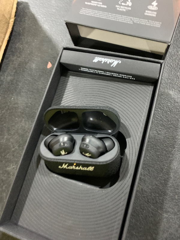 Photo 1 of Marshall Motif II True Wireless Active Noise-Canceling Earbuds Headphones, Black
