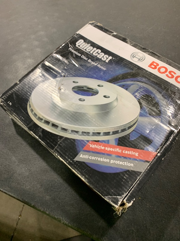 Photo 1 of BOSCH 34011591 QuietCast Premium Disc Brake Rotor - Compatible with Select Mazda 3, 3 Sport, CX-3; FRONT - Single