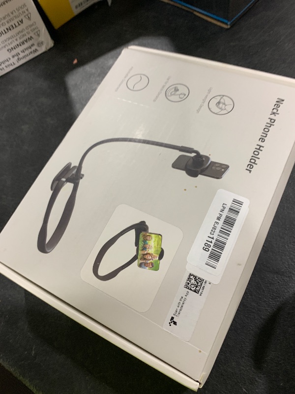 Photo 1 of Cell Phone Stand, Neck Cell Phone Holder, Hand Free Flexible Gooseneck Phone Holder for Bed, Neck Phone Holder POV/Vlog Selfie Mount, Universal Multi-Functional Phone Stand for 4.7''-6.7'' Phone