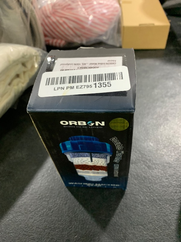 Photo 1 of ORBON Washing Machine Water Filter & Softener | Inline Hard Water Filter with Crystal Resin & Tourmaline Balls | Hose Filter for Washing Machines | 100% Leakproof Design (Only for Washing Machines)