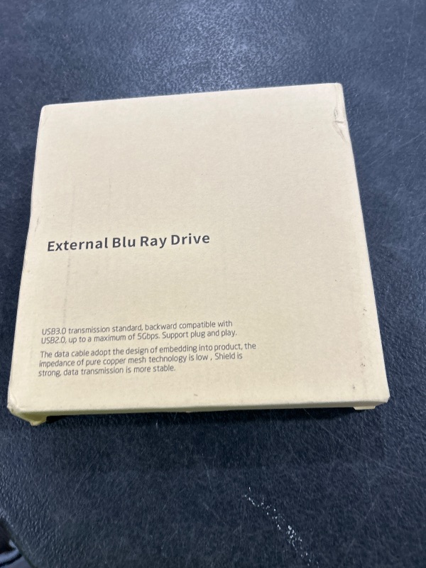 Photo 1 of External Blu Ray Drive, Support 50G Disc Read/Write Bluray Drives, Portable 3D Blu Ray Burner with USB 3.0 and Type-C, Blu Ray Reader Suitable for Windows XP/7/8/10/11 MacOS for Laptop, Desktop, Mac