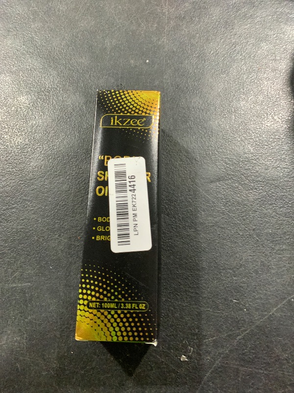 Photo 1 of Shimmer Oil 100ml, Moisturizing Long Lasting Body Luminizer Face Brighten, Waterproof Liquid Illuminator Glow, Glitter Oil Highlighter Summer Glowing Makeup (#03 Bronze Gold)