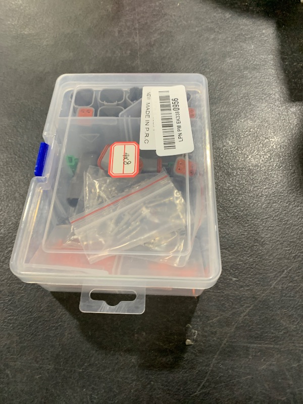 Photo 1 of 102 PCS Deutsch DT Grey 4 Pin Connectors 8 Set, Waterproof Electrical Wire Connector with Stamped Contacts and Seal Plug for Truck, Off-Road Vehicles, Construction, Agriculture, Motorcycle Wiring