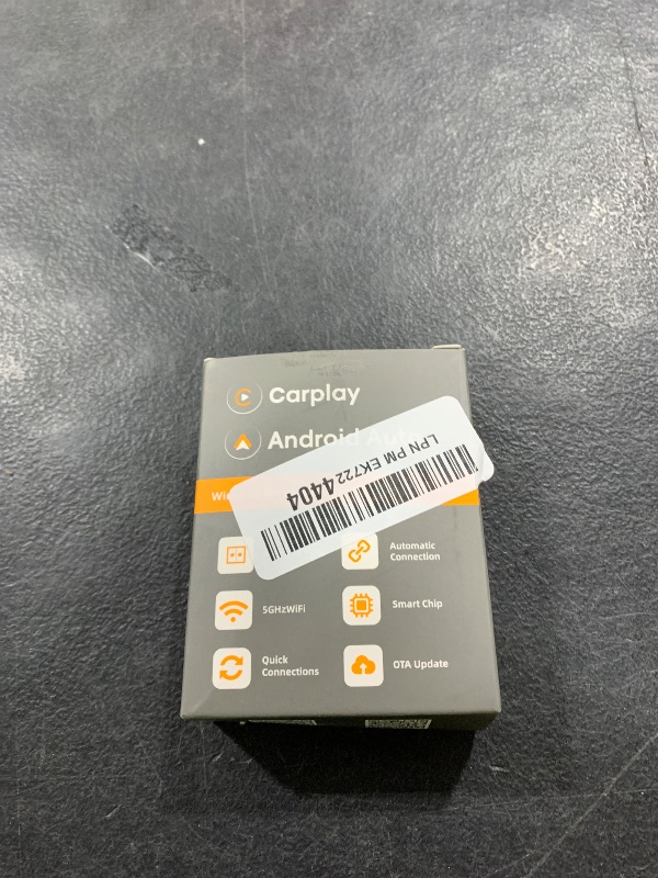 Photo 1 of Wireless CarPlay Adapter for iPhone, Mini USB Design for Cars with Wired CarPlay, Fast Connection,5.8GHz WiFi,No Delay, Compatible with iOS 10+ & iPhone 6+, USB/Type C,Plug and Play (Black)