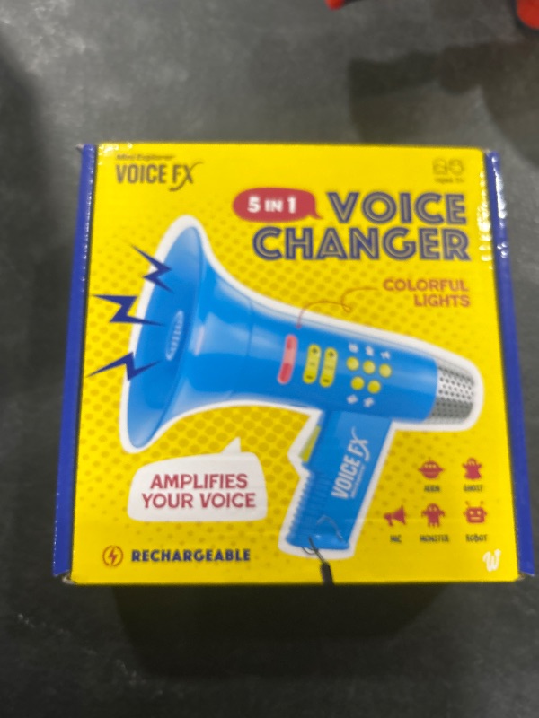 Photo 1 of Mini Explorer Voice Changer for Kids - Gifts for Kids - Voice Changing Device for Boys & Girls Ages 3-8+ Olds - Birthday Gifts for 3, 4, 5, 7, 8 Year Old Boy - Outdoor Toys Gift Ideas for Kid, Toddler