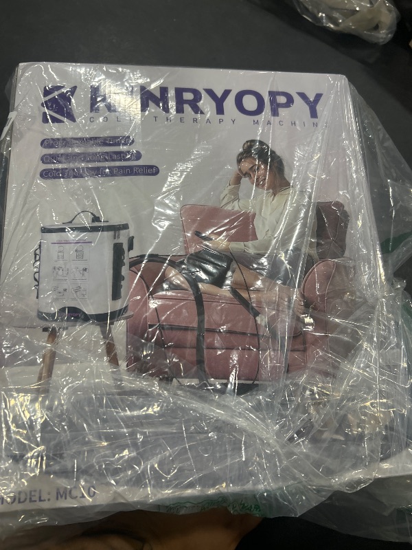 Photo 1 of Cold Therapy Machine with Programmable Timer, Portable Ice Machine for Knee After Surgery, Knee Replacement Recovery System, Cryotherapy Pain Relief w/Compression Pad for,Shoulder, Hip and Ankle