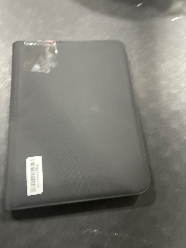 Photo 1 of TopDeck 500 Card Ringless Zip Binder Pro - 9-Pocket Pages Side Load Sleeve TCG Storage Portfolio, Compatible with Pokemon, Yu-Gi-Oh, One Piece, MTG, Comic Trading Collectible Cards - Black