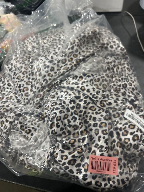 Photo 1 of Betsey Johnson - Queen Sheets, Luxurious Satin Bedding Set, Smooth & Silky Home Decor (Leopard, 4 pcs, Queen)