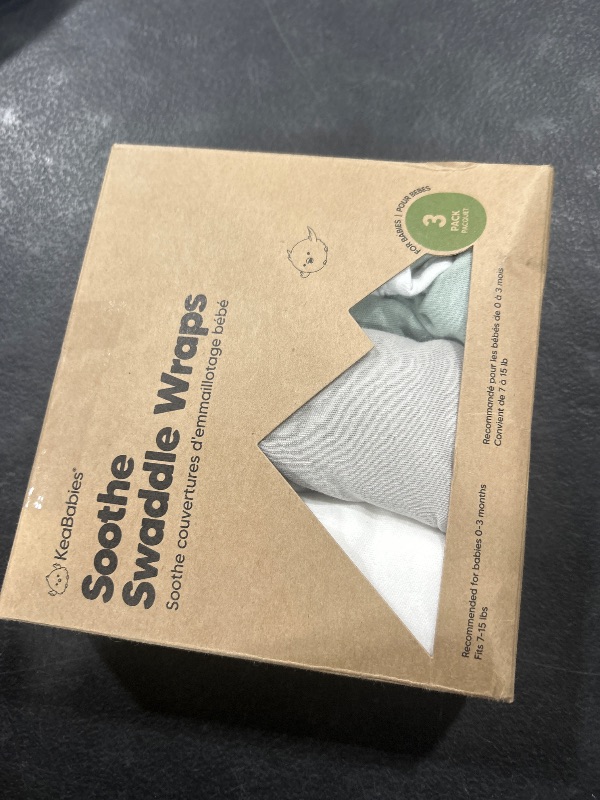 Photo 1 of 3-Pack Organic Baby Swaddle Sleep Sacks - Swaddles for Newborns, Infant 0-3 Months, Baby Girls, Boys, Soft & Snug Newborn Sleep Sack, Nursery Swaddling Blankets (Sage)