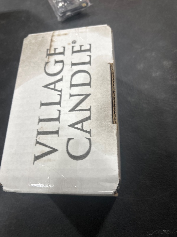 Photo 1 of Village Candle Spiced Vanilla Apple, Large Glass Apothecary Jar Scented Candle, 21.25 oz, Ivory