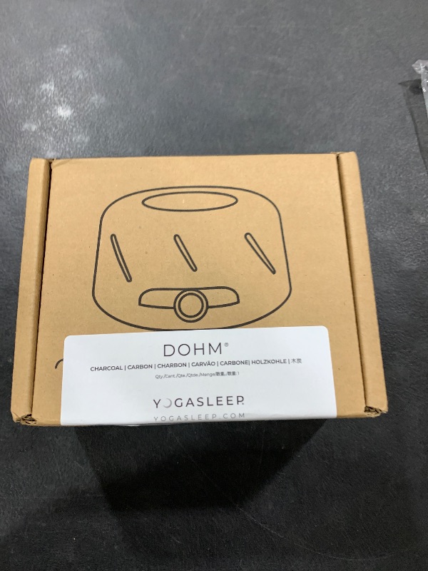 Photo 1 of Yogasleep Dohm (Gray) The Original White Noise Machine, Relaxing Natural Sound from a Real Fan, Noise Cancelling for Office Privacy, Sleep Aid for Adults & Baby, Travel Size Pink Noise Machine