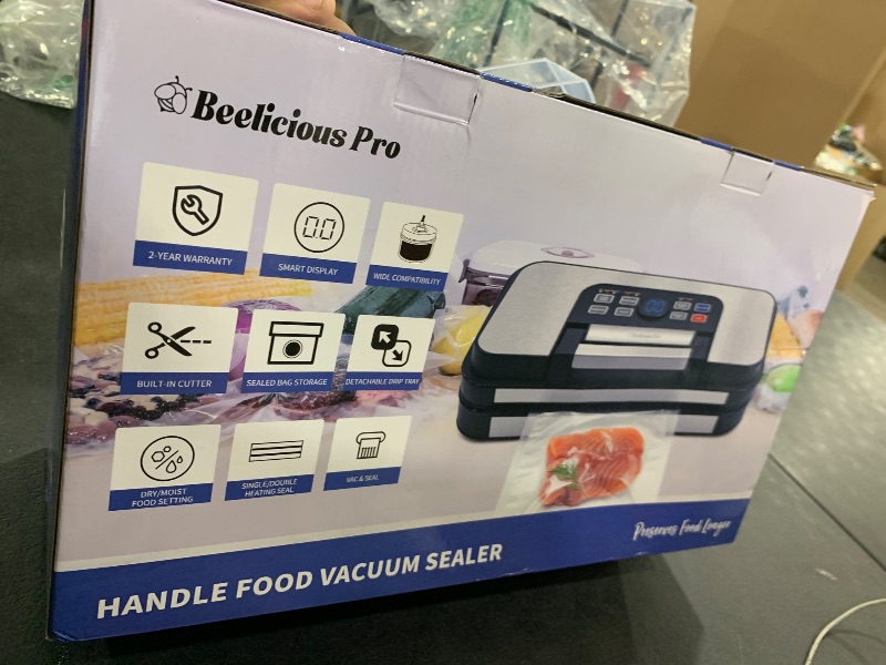 Photo 1 of 95Kpa Powerful Precision Pro Vacuum Sealer with 10-in-1 Functions, Easy-Lock Handle, Double Heat Seal & Double Pump, Vacuum Sealer Machine for Food with Bags Storage, Built-in Cutter, Green