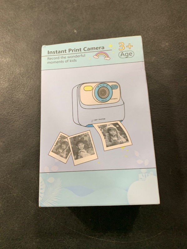 Photo 1 of Kids Instant Digital Cameras for Boys and Girls, 1080P HD Dual-Lens Selfie Digital Camera with Print Paper & 32G Card, Christmas Birthday Gifts Toys for Toddler and Teenagers Age 3-16 Years Old