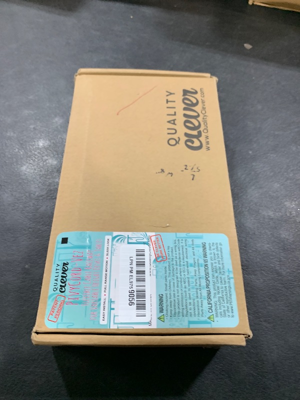 Photo 1 of Quality Clever PivyCord-Vez Flex Chain Raceway Cable Management Solution for Sit-Stand Variable Height Desks, Flexible Cable Raceway to Hide, Organize and Protect Wires and Cables, Black