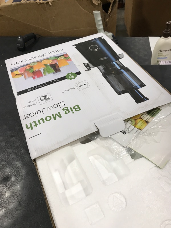 Photo 1 of Juicer Machines, ECOSELF Large Feed Chute for Family Needs, Professional Hands Free Cold Press Juicer For Whole Fruits & Vegetables, Self Feeding for Juice Extractor Machine, Easy to Clean