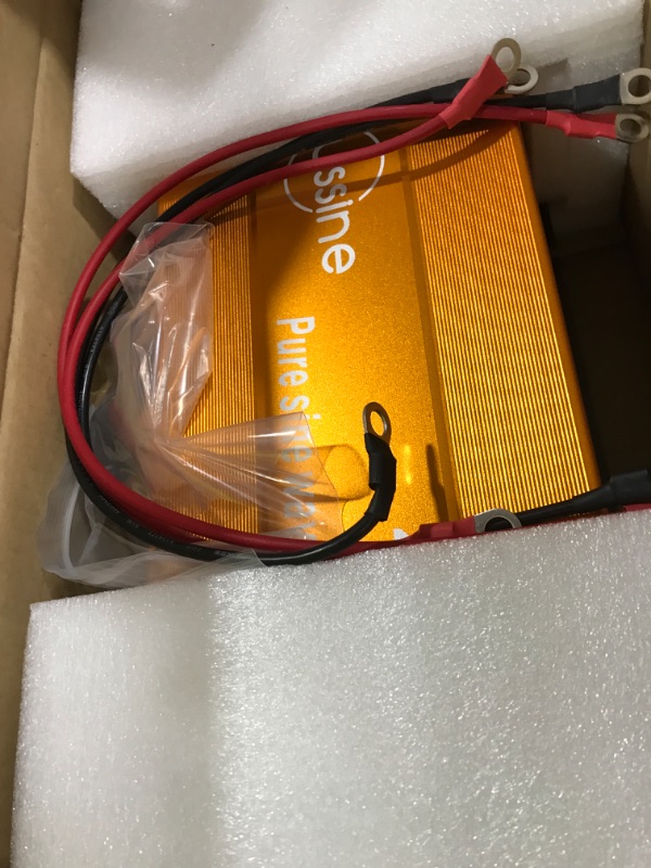 Photo 1 of aeliussine 2000W Pure Sine Wave Inverter-48V DC to 110V 120V AC Power Converter with 2 AC Outlets, 48 Volt Power Inverter for Truck, Rv, Camping, Home, Emergency Power