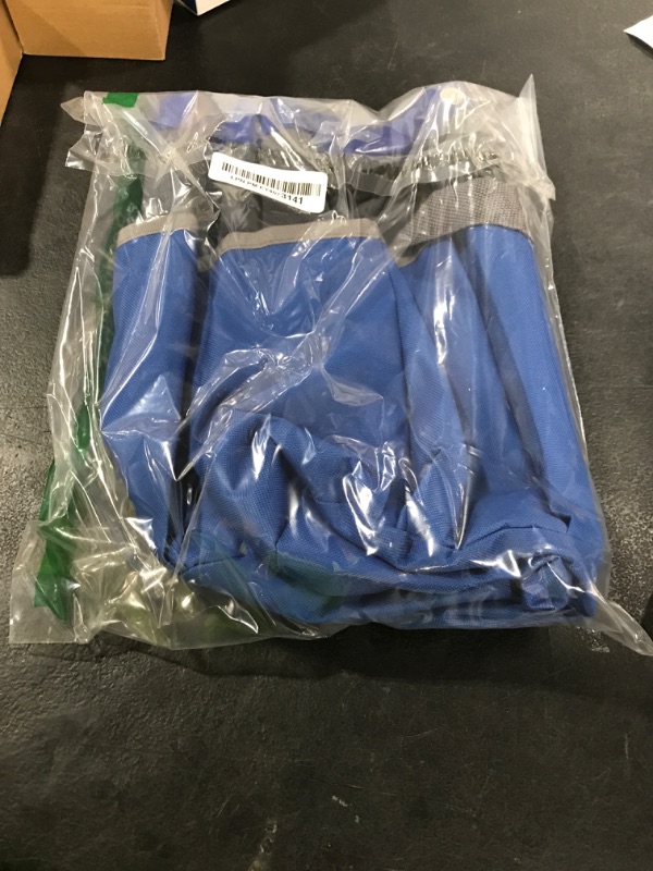 Photo 1 of Abbylike Garden Tool Bag Garden Storage Bags with 8 Pockets Storage Organizer with Handle Oxford Cloth Tool Holder for Pottery Gardener Electrician Contractor Repairman 12" x 12" x 6"(Blue)