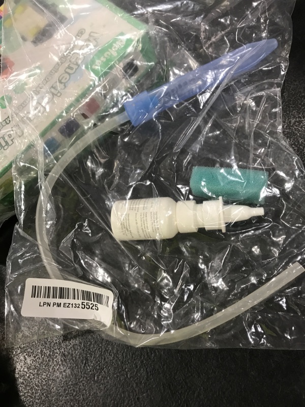 Photo 1 of Frida Baby Saline Kit, Includes NoseFrida Nasal Aspirator for Baby, Baby Nose Sucker, Saline Nasal Spray for Babies with 10 Extra Hygiene Filters, Nasal Spray Decongestant, 0.68 fl oz