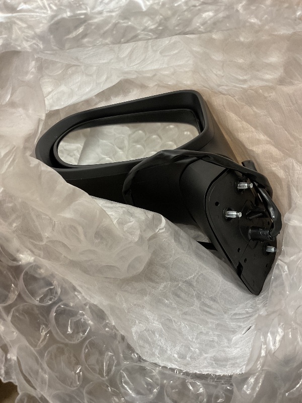 Photo 1 of Lqito Left Driver Side Mirror For 2006 2007 2008 2009 2010 2011 HONDA CIVIC with Power Mirror Manual Folding Non-Heated Match to Black Replace#76250SNEA01 HO1320221(3 Pins)