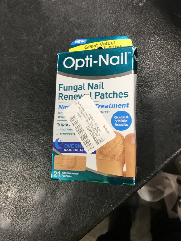 Photo 1 of Opti-Nail Fungal Nail Renewal Patches - 21 Patches, Night-Time Treatment Improves Nail Appearance While You Sleep