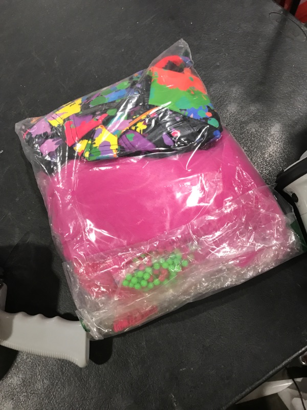 Photo 1 of Xintorch 80s Outfit Women Costume Accessories Set T Shirt Leggings Tutu Skirt Neno Party Leg Warmers Headband