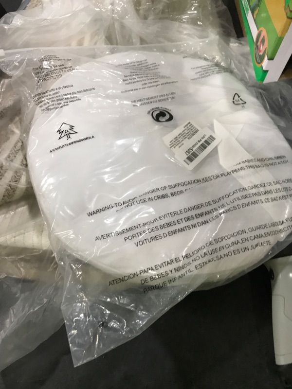 Photo 1 of Crib Tent to Keep Baby from Climbing Out - Crib Net to Keep Baby in - Pop Up Breathable Cribs Cover - Canopy with Upgrade Strong Mesh and Durable Zipper (White, Lager)