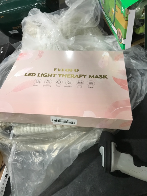 Photo 1 of Red Light Therapy Mask for Face, Led Face Mask Light Therapy, 7 Colors LED Face Mask Light Therapy At Home, Pink