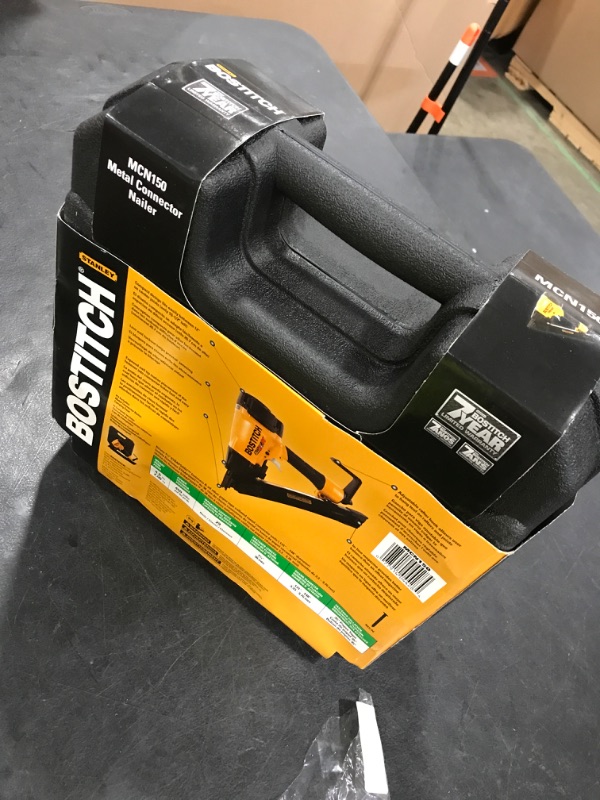 Photo 1 of BOSTITCH Metal Connector Nailer, 1-1/2-Inch (MCN150)