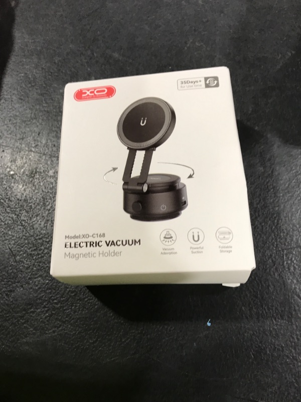 Photo 1 of Electric Vacuum Suction Car Phone Holder, 360° Rotation Magnetic Phone Holder for Car Foldable Strong Suction Adjustable Car Phone Mount Stand for iPhone16/15/14/13/12(Not Charge Phone)