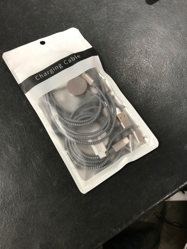 Photo 1 of 2Pack Multi Fast Charging Cable for Travel Vacation Essentials,Apple Watch Charger,iPhone Charger [3-in-2] USB A/Type C/Lightning Cable for iWatch,iPhone 16-11,Nintendo Switch,Airpods,Car,Camping-4FT