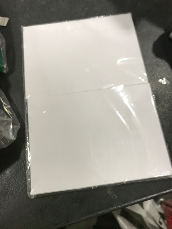 Photo 1 of 100 Pieces 5" x 7" White Cardstock, Heavyweight Cardstock Sheets Blank Invitation Paper Greeting Cards Printable, 74lb Cover 200 GSM/White