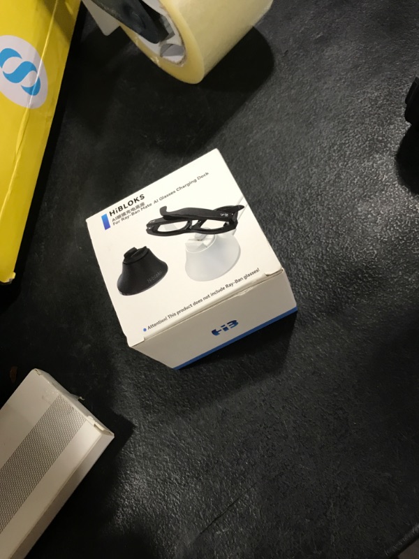 Photo 1 of Charging Station Compatible with Ray-Ban Meta Wayfarer/Skyler (RW4006/RW4008/RW4010), Magnetic Charger Dock Stand with Fast Charging & LED Indicator for Smart Glasses & Glasses Case