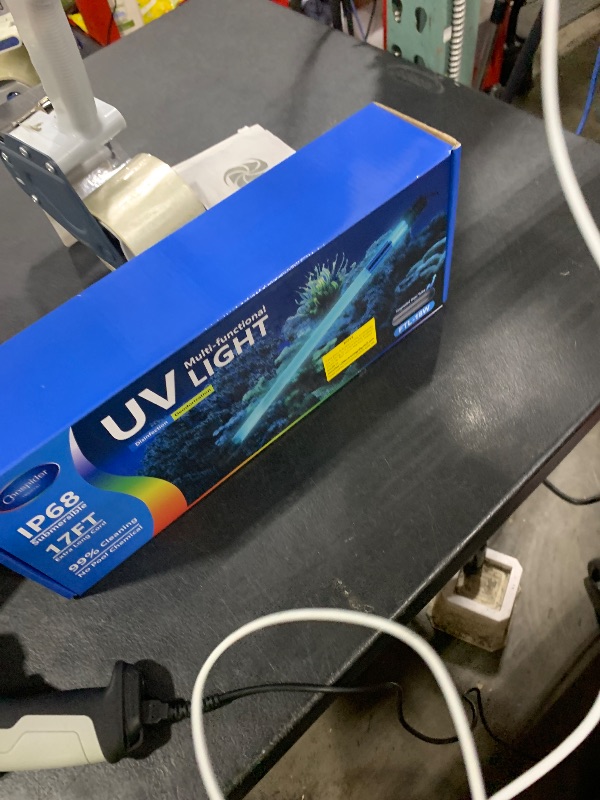 Photo 1 of 18W Aquarium UV Light for 100-1000 Gallon, UV Pond Water Clarifier for Koi Pond, Swimming Pool, Spa, Large Fish Tank, Cold Plunge UV Light for Pond Algae Control