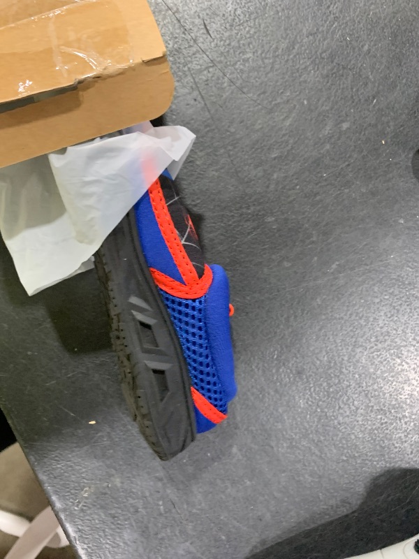 Photo 1 of Josmo Kids Spiderman Water Shoes - Pool Aqua Socks Slip On Quick Dry - Blue Red Spidey (Size 9-10 Toddler)