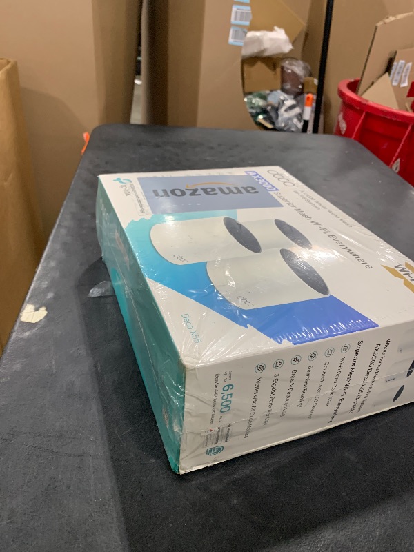 Photo 1 of TP-Link Deco X55 AX3000 WiFi 6 Mesh System - Covers up to 6500 Sq.Ft, Replaces Wireless Router and Extender, 3 Gigabit Ports per Unit, Supports Ethernet Backhaul, Deco X55(3-Pack)
